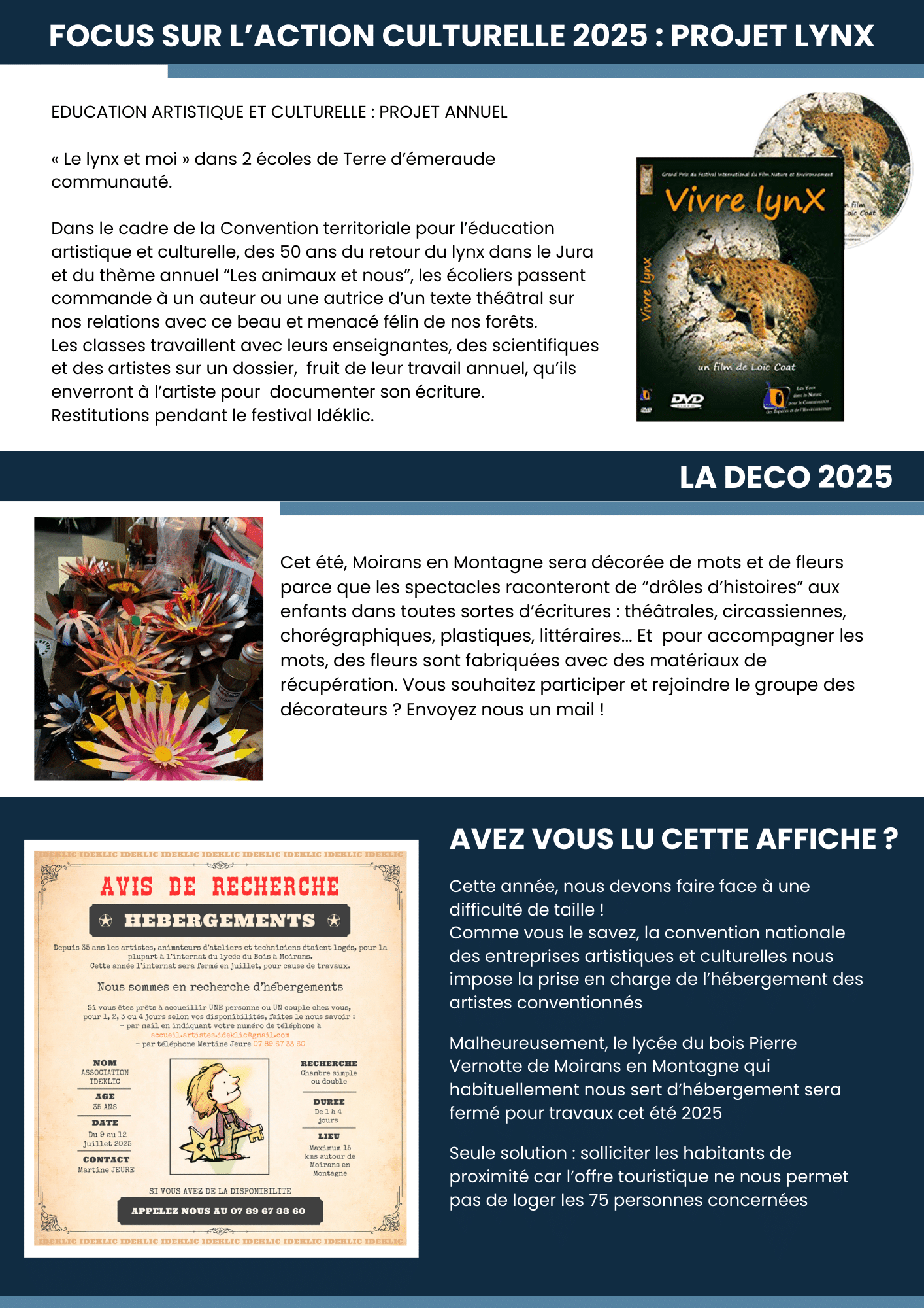 2 lettre dinformation fevrier 2025 - Festival Ideklic